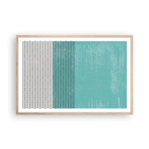 Plakat w ramie jasny dąb - Kompozycja zrównoważona - 91x61 cm