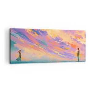 Obraz na płótnie - Siła przyciągania - 100x40 cm