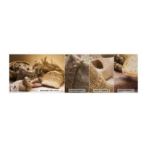 Fototapeta Próbka Premium Sand - Jak nożem uciął - Gastronomia, Chleb, Pieczywo - 100x30 cm
