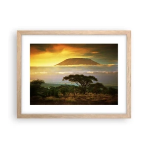 Plakat w ramie jasny dąb - Sen podróżnika - 40x30 cm