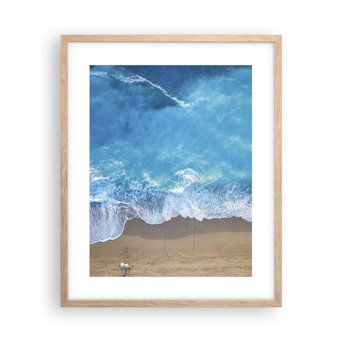 Plakat w ramie jasny dąb - Siła błękitu - 40x50 cm