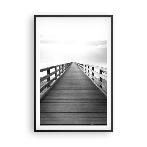 Plakat w czarnej ramie - W siną dal… - 61x91 cm
