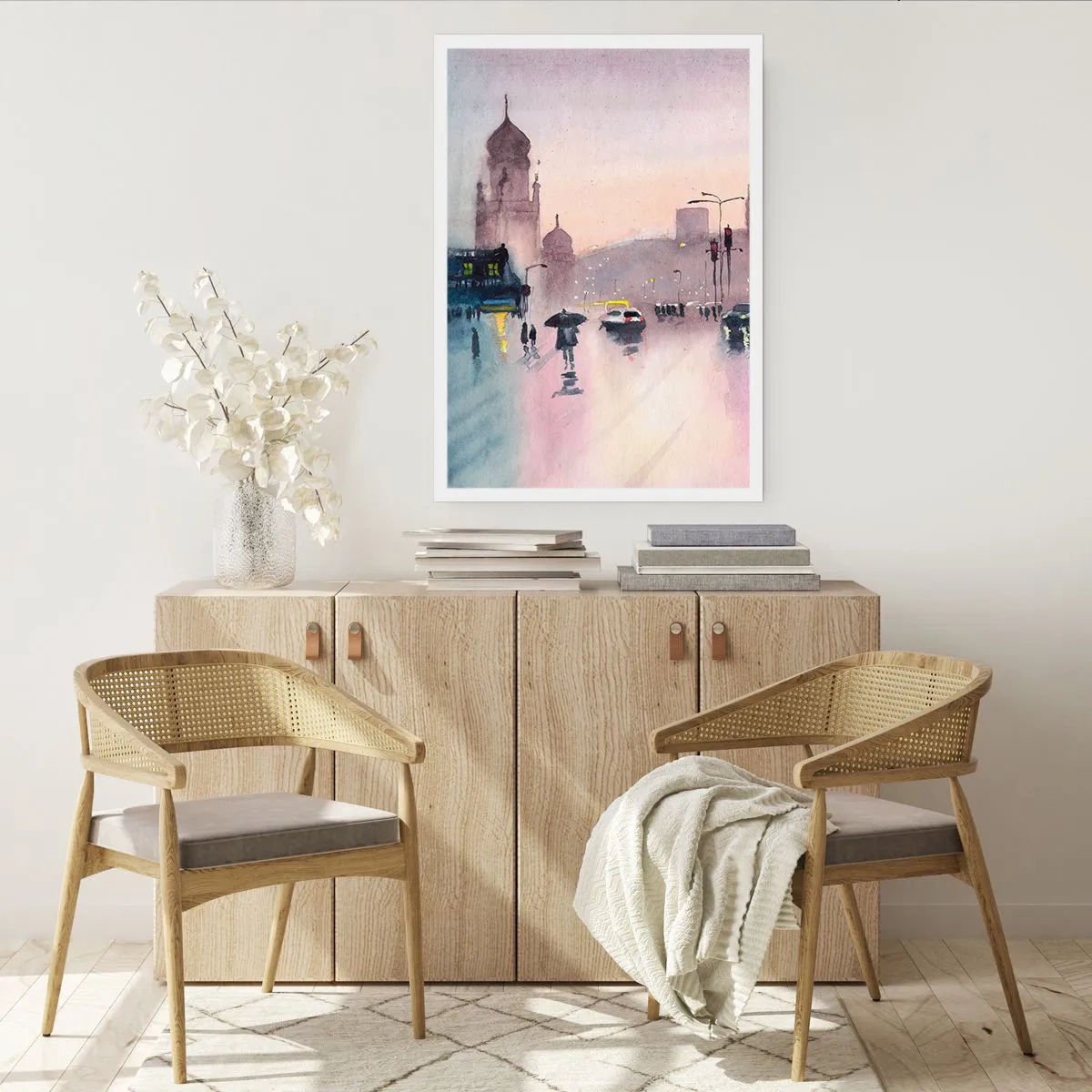Plakat - W deszczowej mgiełce - 40x50 cm