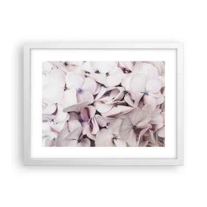 Plakat w białej ramie - W powodzi kwiatów - 40x30 cm