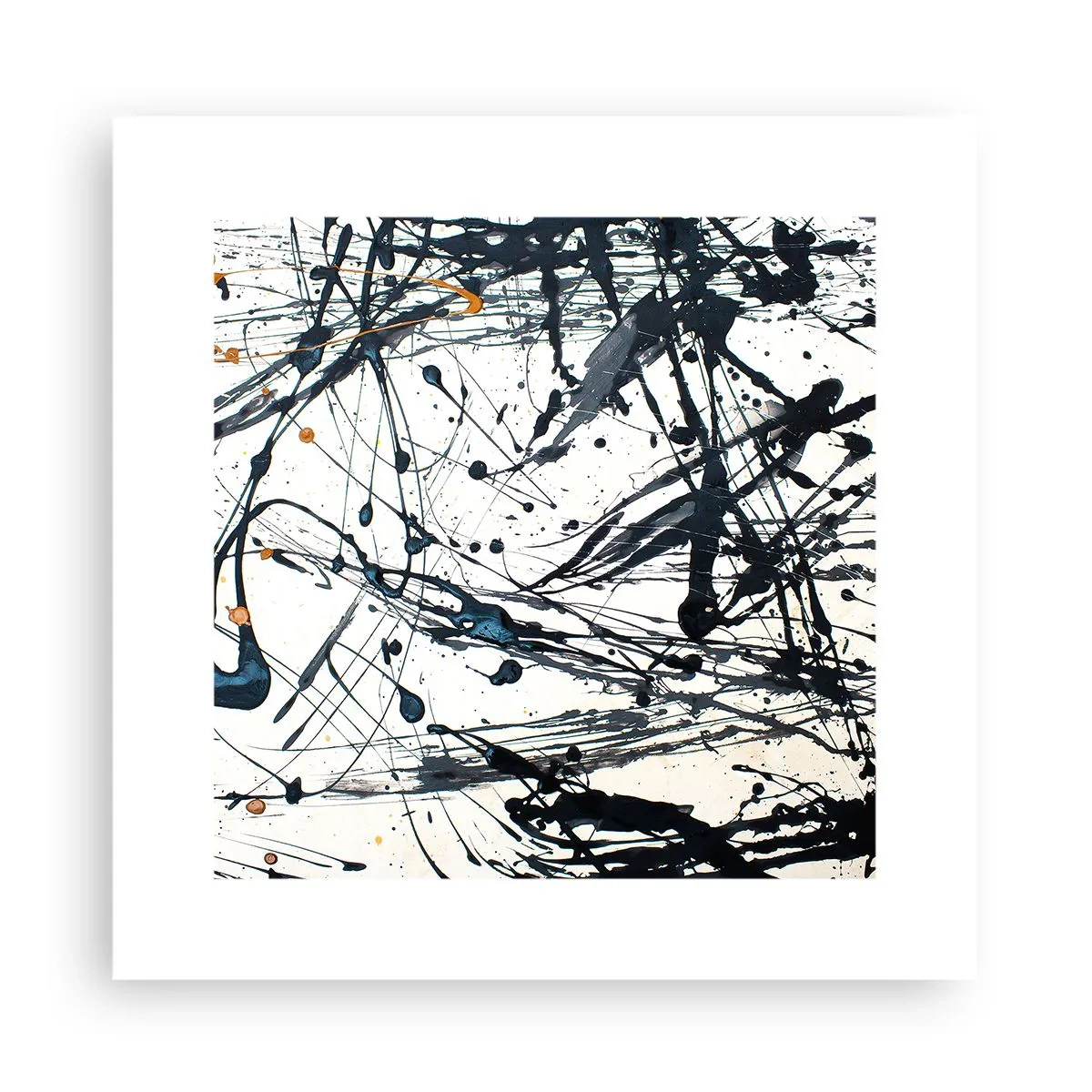 Plakat - Abstrakcja ekspresjonistyczna - 30x30 cm