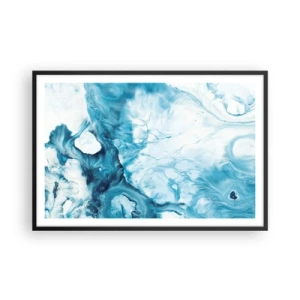 Plakat w czarnej ramie - Koncert błękitu - 91x61 cm