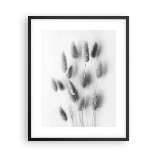 Plakat w czarnej ramie - Jej puszystość trawa - 40x50 cm