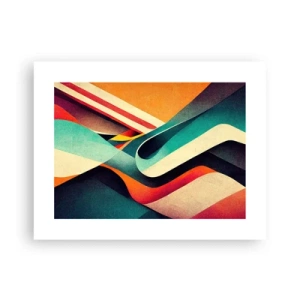 Plakat - Kompozycja intensywna - 40x30 cm