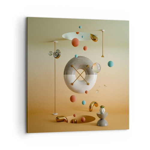 Obraz na płótnie - Wszystko się zdarzyć może - 60x60 cm