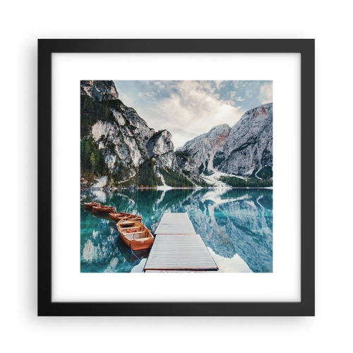 Plakat w czarnej ramie - Pokażemy ci piękno - 30x30 cm