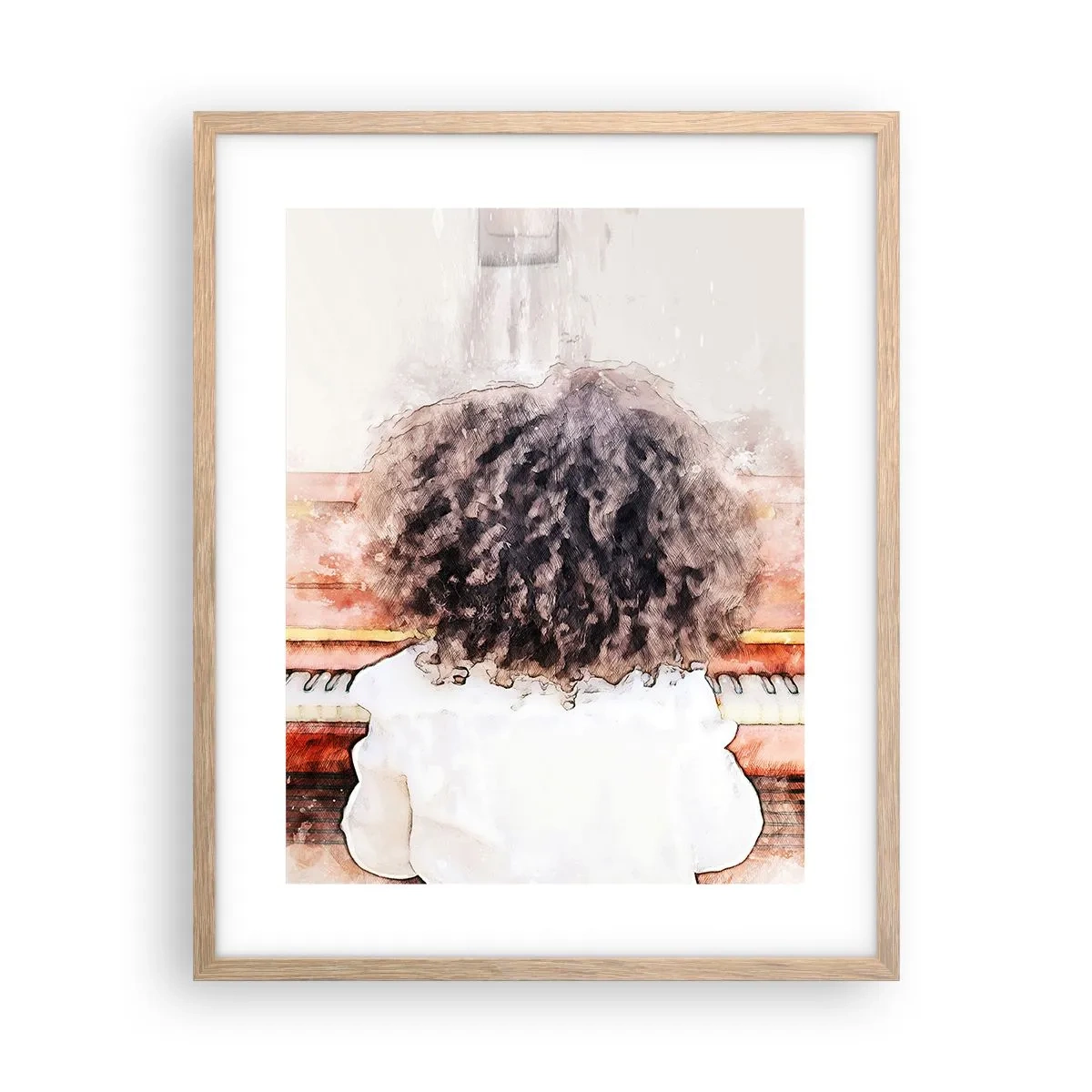 Plakat w ramie jasny dąb - W nowym świecie - 40x50 cm