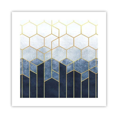 Plakat - Kompozycja w synkopowym rytmie - 40x40 cm