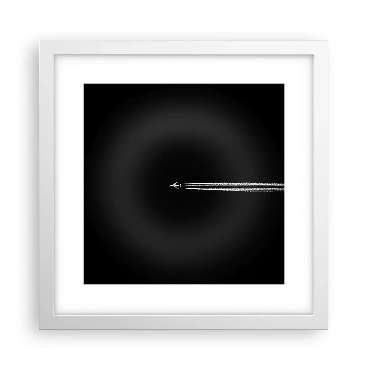 Plakat w białej ramie - W inny wymiar - 30x30 cm