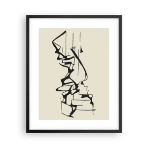 Plakat w czarnej ramie - Być może pejzaż - 40x50 cm