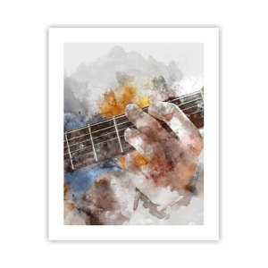 Plakat - Poezja między strunami - 40x50 cm