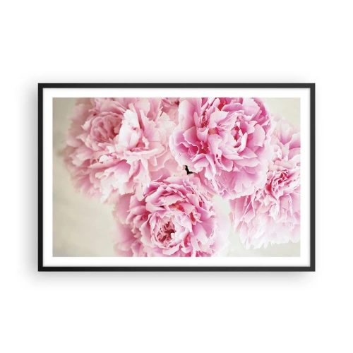 Plakat w czarnej ramie - W różowym przepychu - 91x61 cm