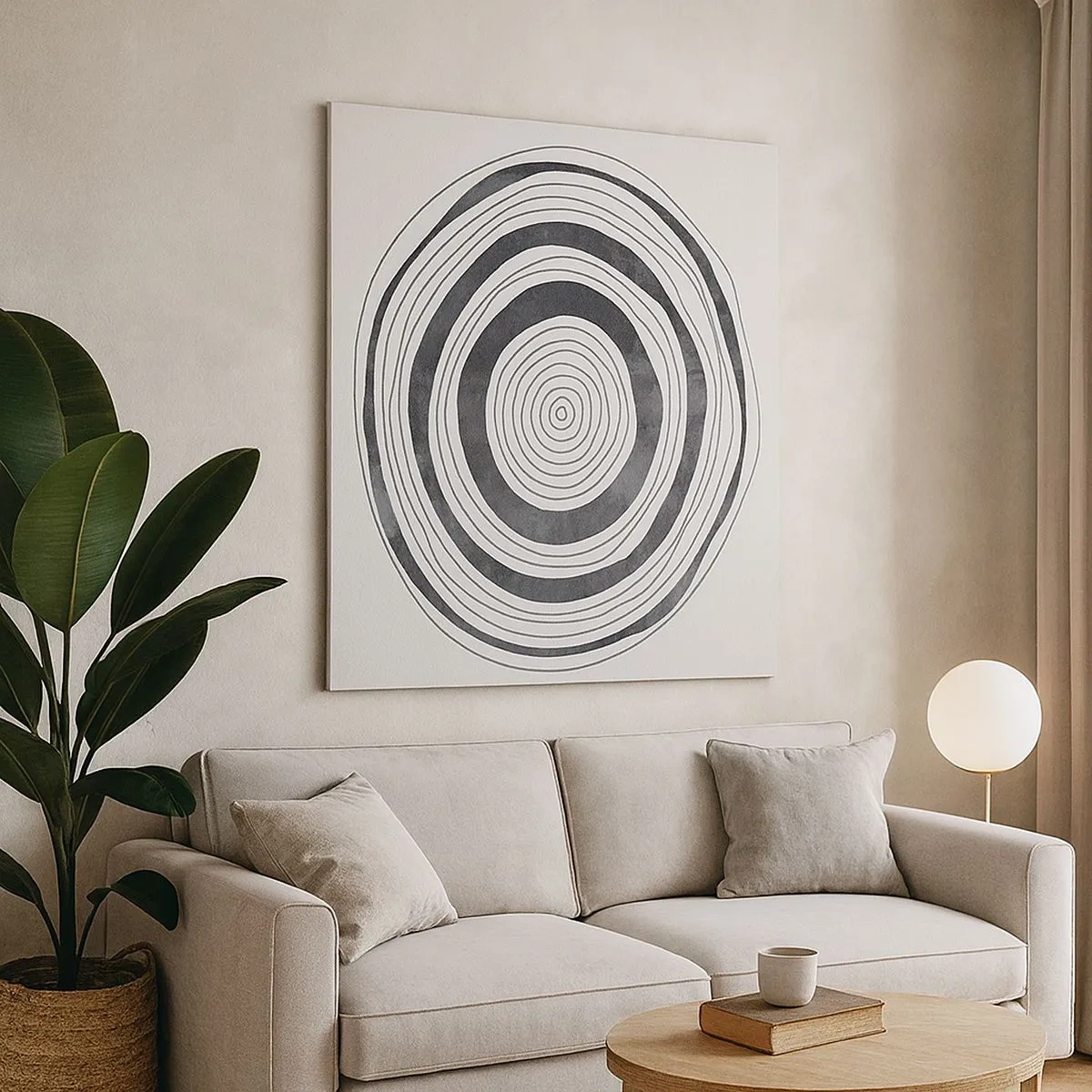 Obraz na płótnie - Ważne to co pomiędzy - 30x30 cm