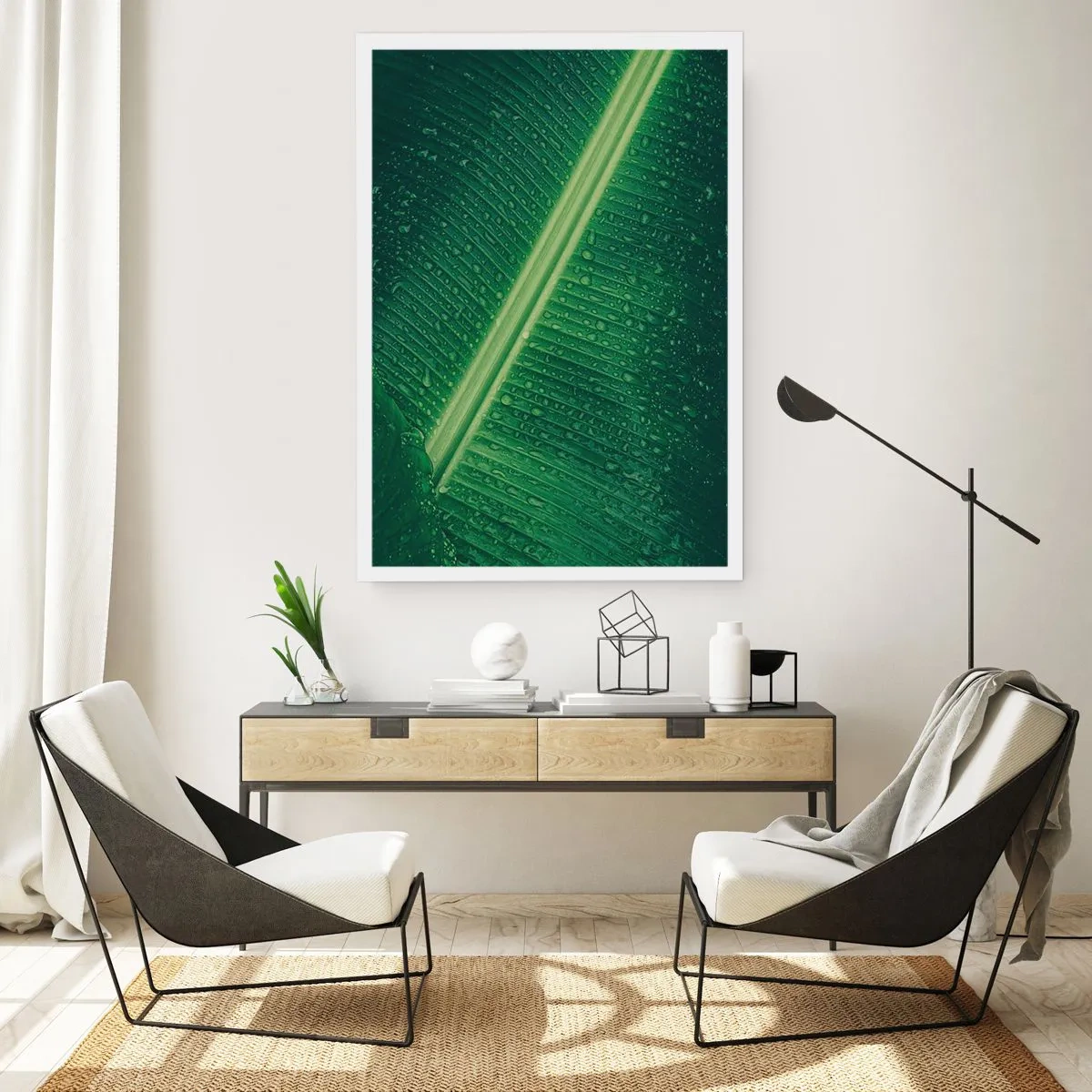 Plakat - Struktura zieleni - 70x100 cm