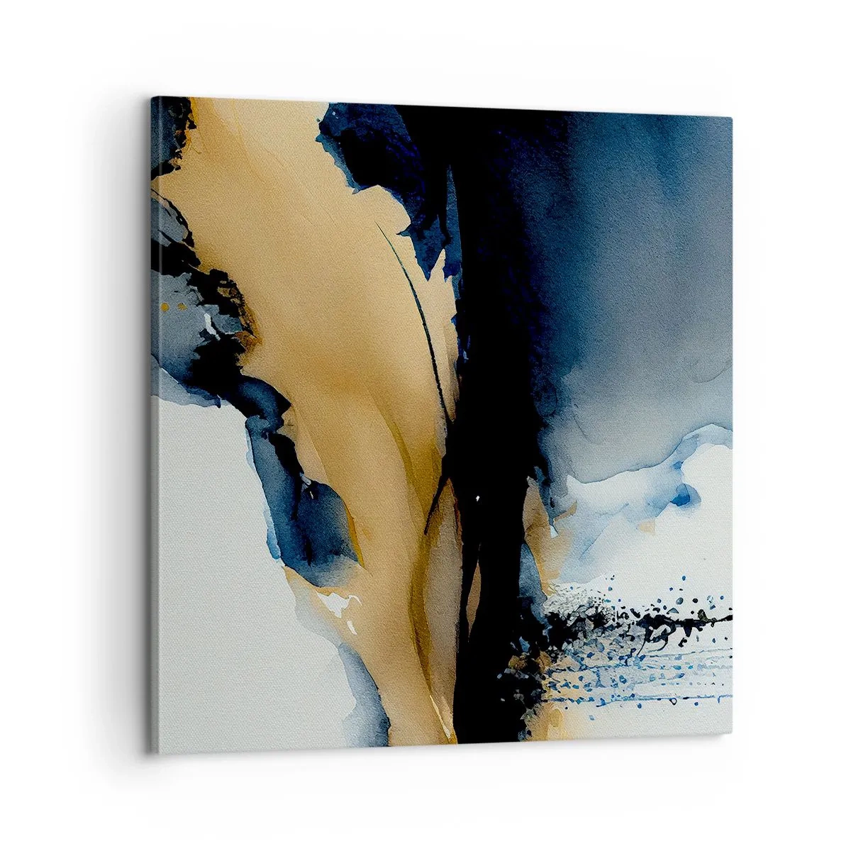 Obraz na płótnie - Za zasłoną - 60x60 cm