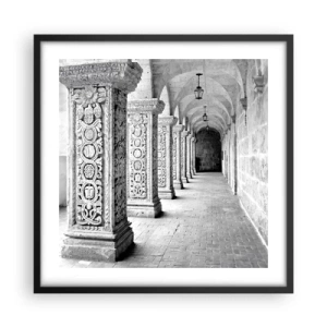 Plakat w czarnej ramie - A dokąd to…? - 50x50 cm