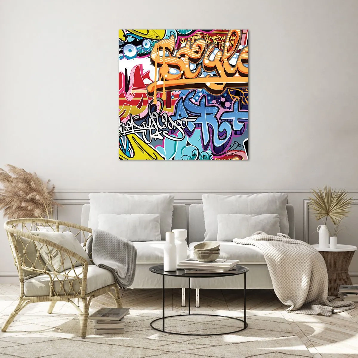 Obraz na szkle - Murale, murale, murale… - 70x70 cm