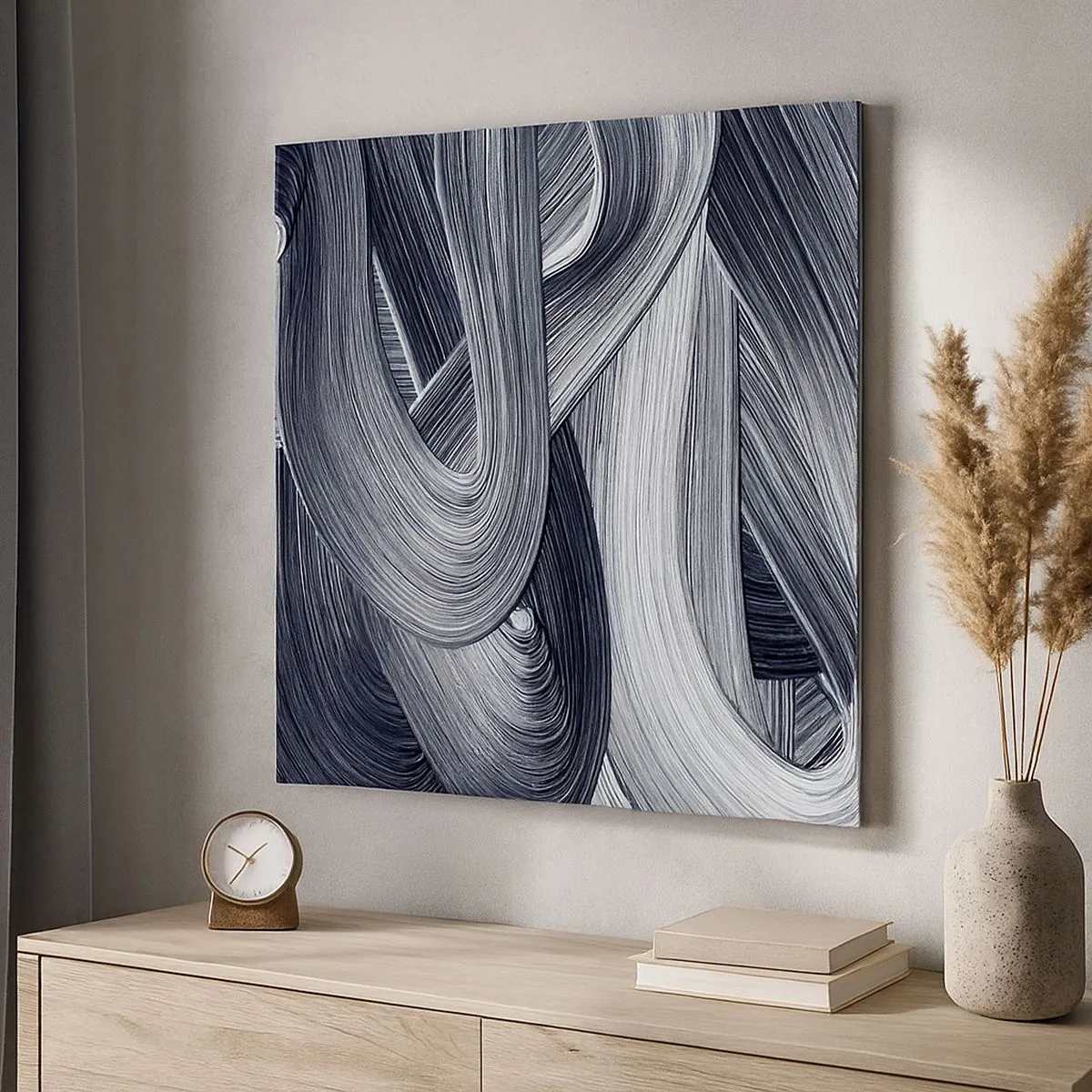 Obraz na płótnie - Płynność rzeczywistości - 30x30 cm