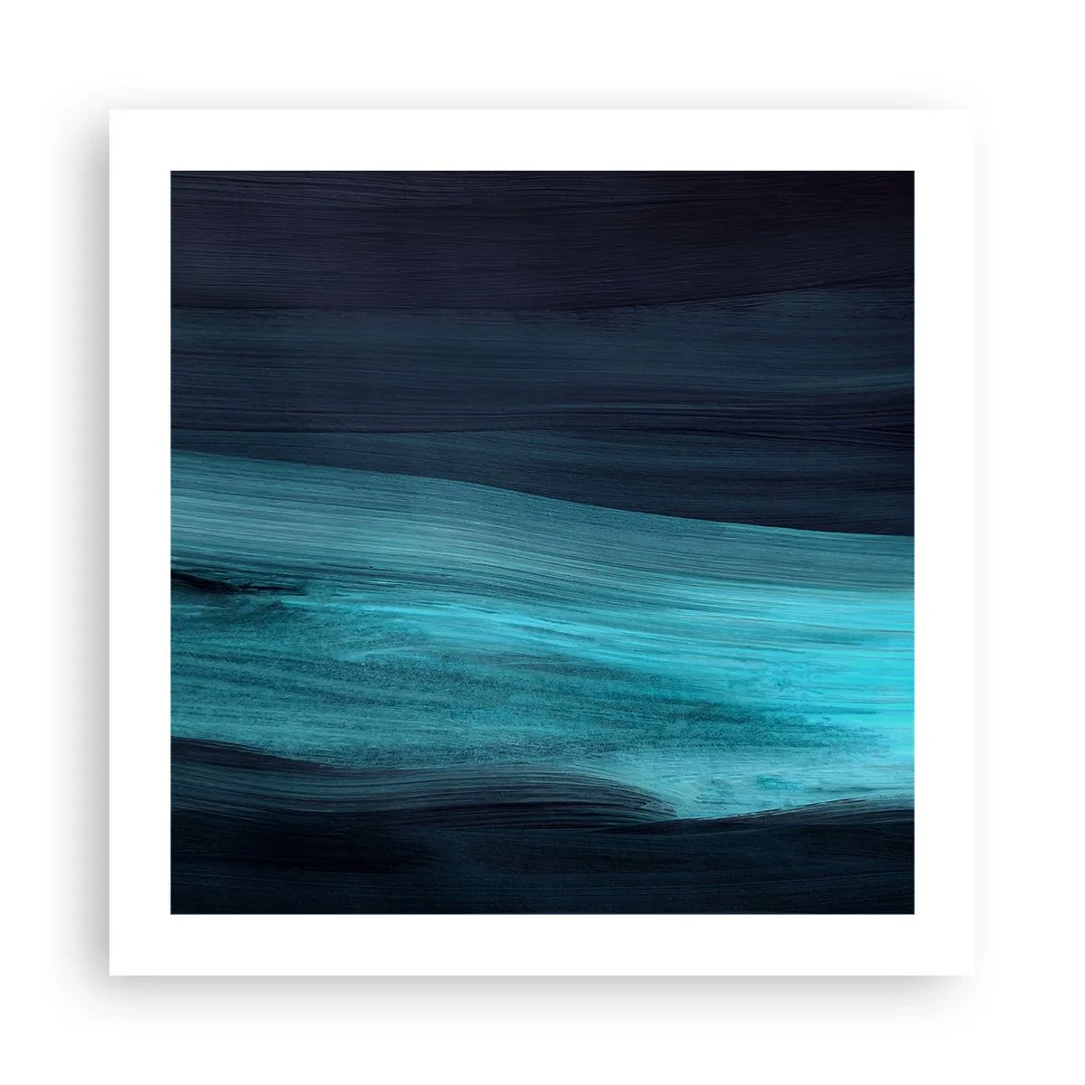 Plakat - Popłyń z nurtem - 50x50 cm