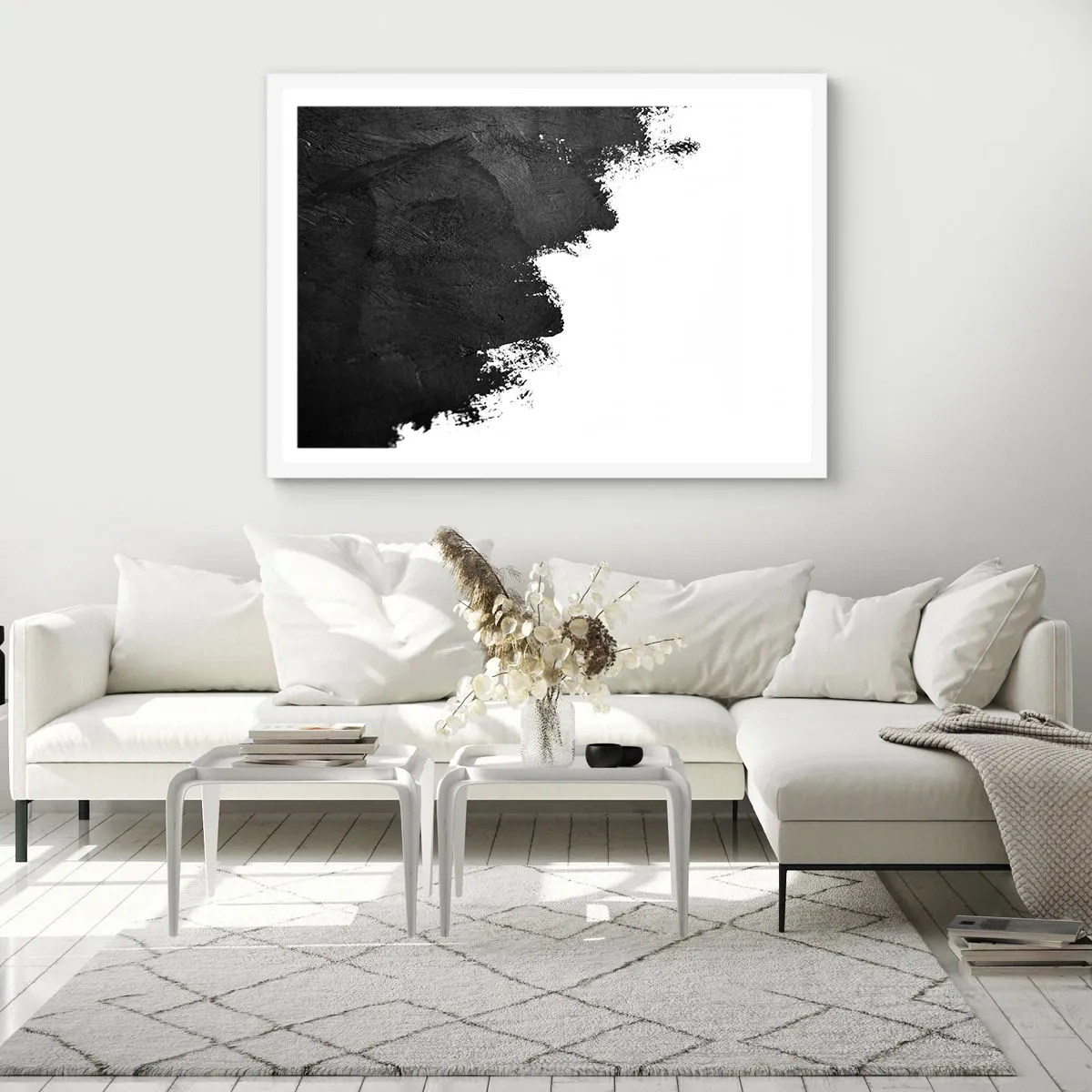Plakat w białej ramie - Żywioły: ziemia - 40x30 cm