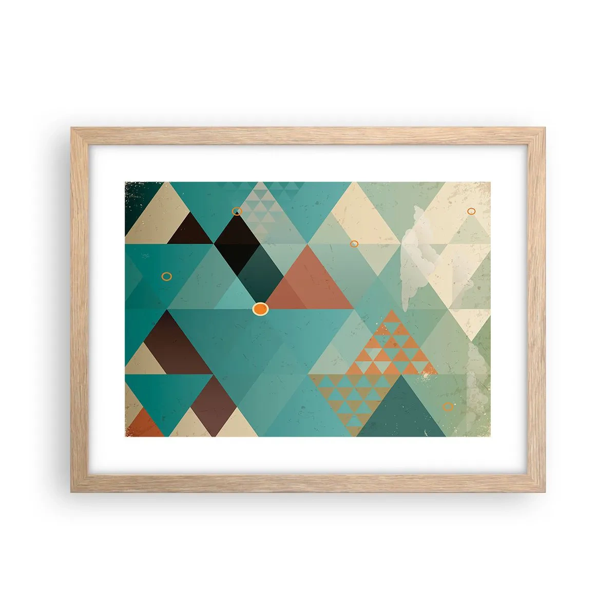 Plakat w ramie jasny dąb - Jedność wielości, wielość jedności - 40x30 cm