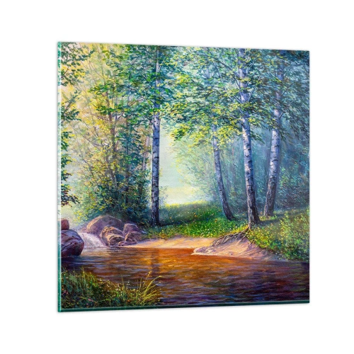 Obraz na szkle - Sielankowa sceneria - 40x40 cm