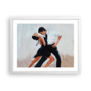 Plakat w białej ramie - Tango mych marzeń i snów - 50x40 cm