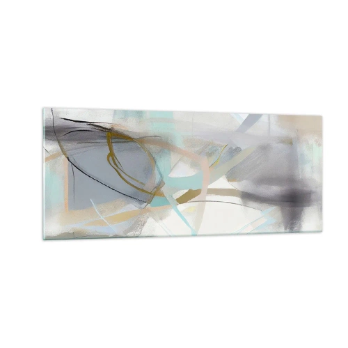 Obraz na szkle - Abstrakcja zamglona - 100x40 cm