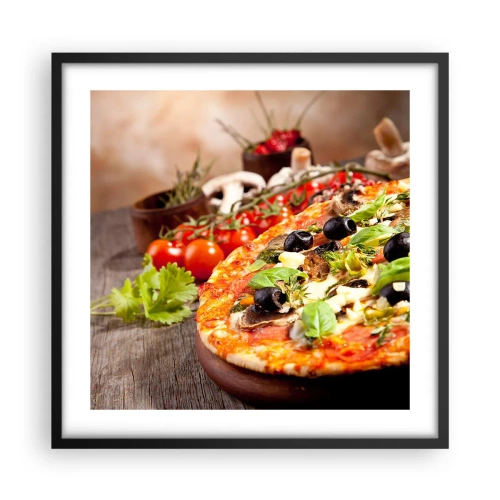 Plakat w czarnej ramie - Z tellurycznych ingrediencji - 50x50 cm
