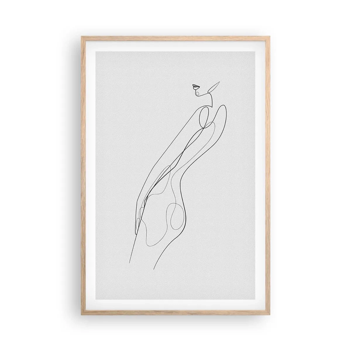 Plakat w ramie jasny dąb - Zaledwie obietnica - 61x91 cm