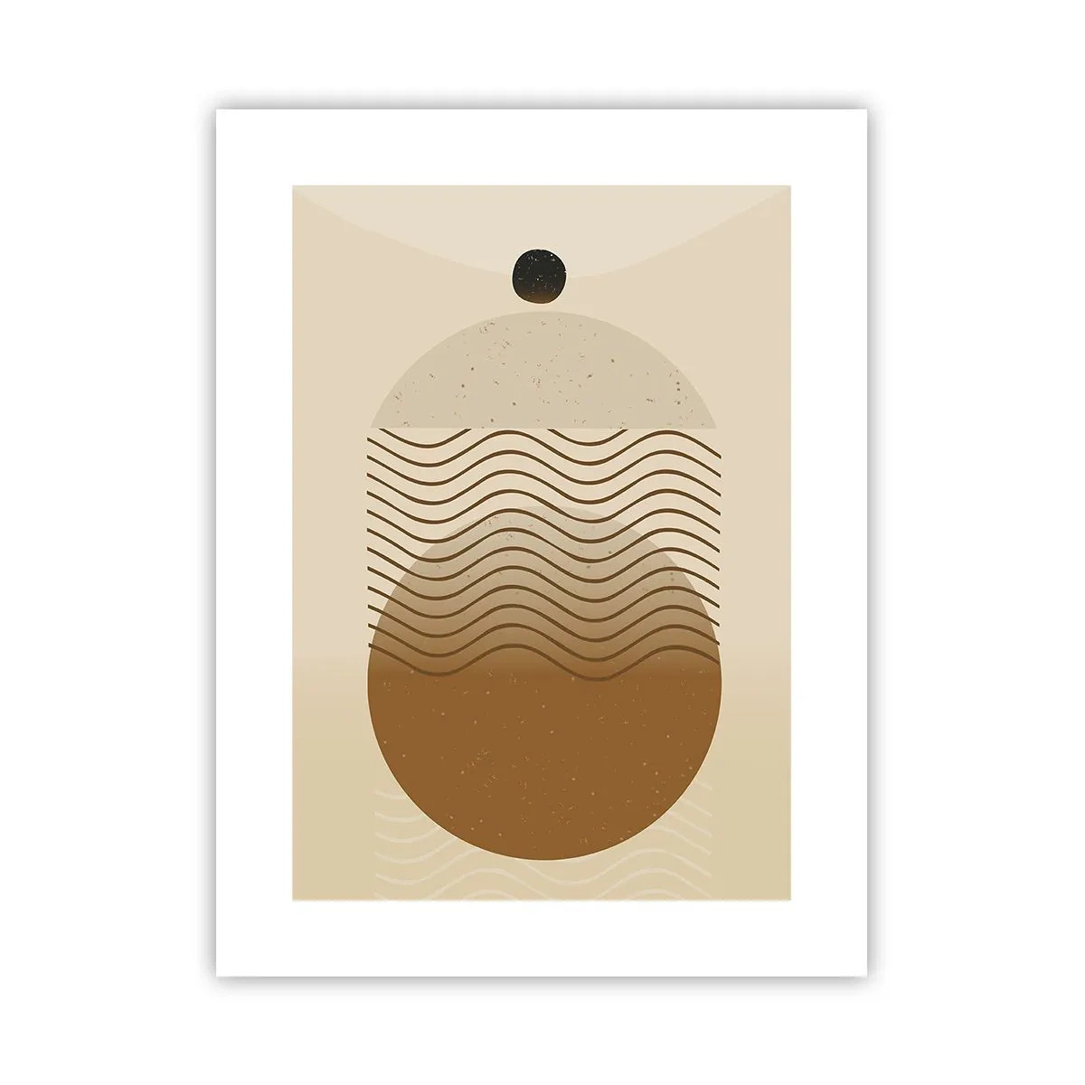 Plakat - O pochodzeniu figur geometrycznych - 30x40 cm