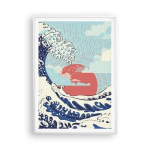 Plakat w białej ramie - Z japońskich inspiracji - 70x100 cm