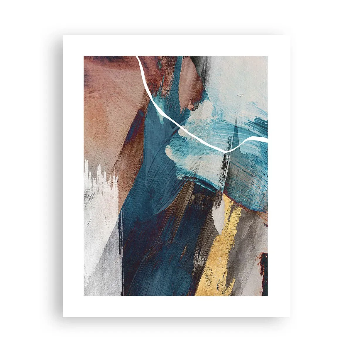 Plakat - Z rozmachem i energicznie - 40x50 cm