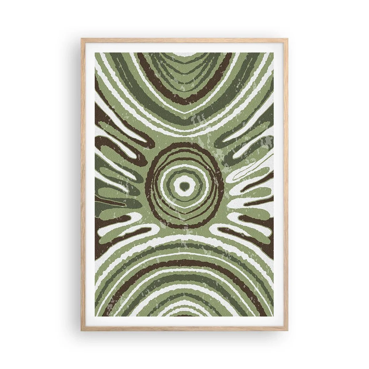 Plakat w ramie jasny dąb - Eksplozja emocji - 70x100 cm