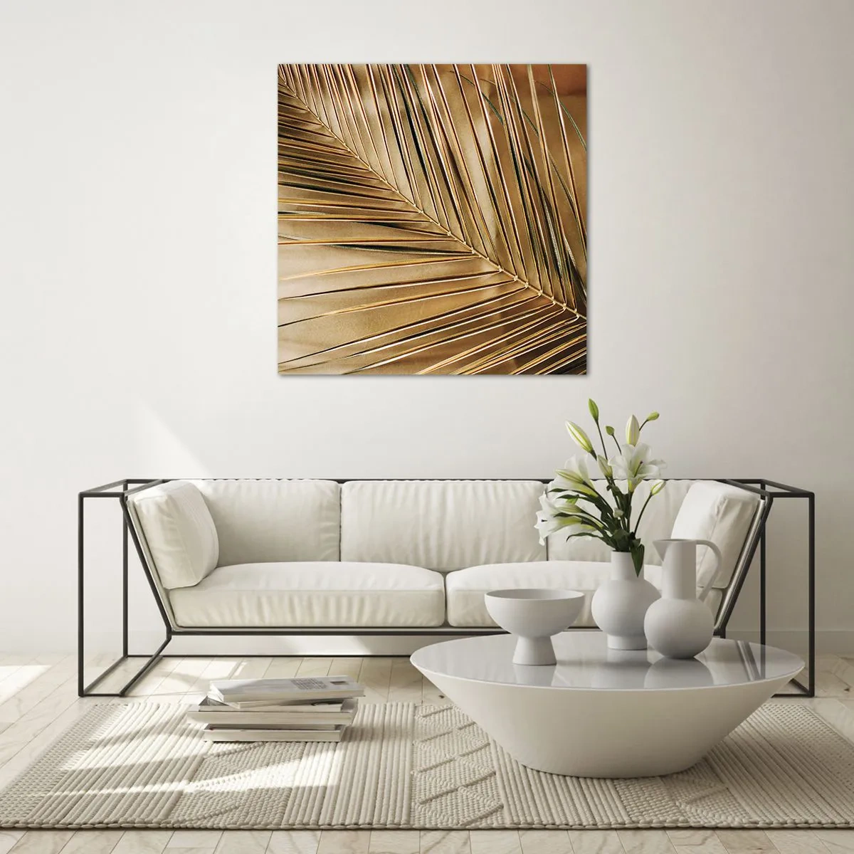 Obraz na szkle - Naturalna kolumnada - 40x40 cm