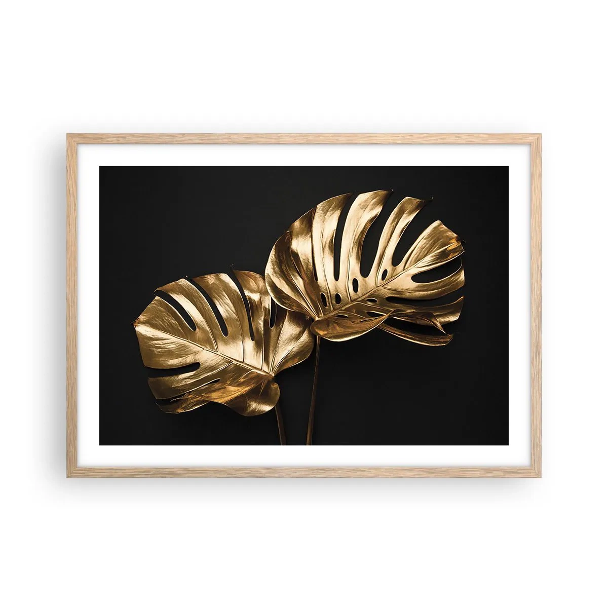 Plakat w ramie jasny dąb - Skarby natury - 70x50 cm