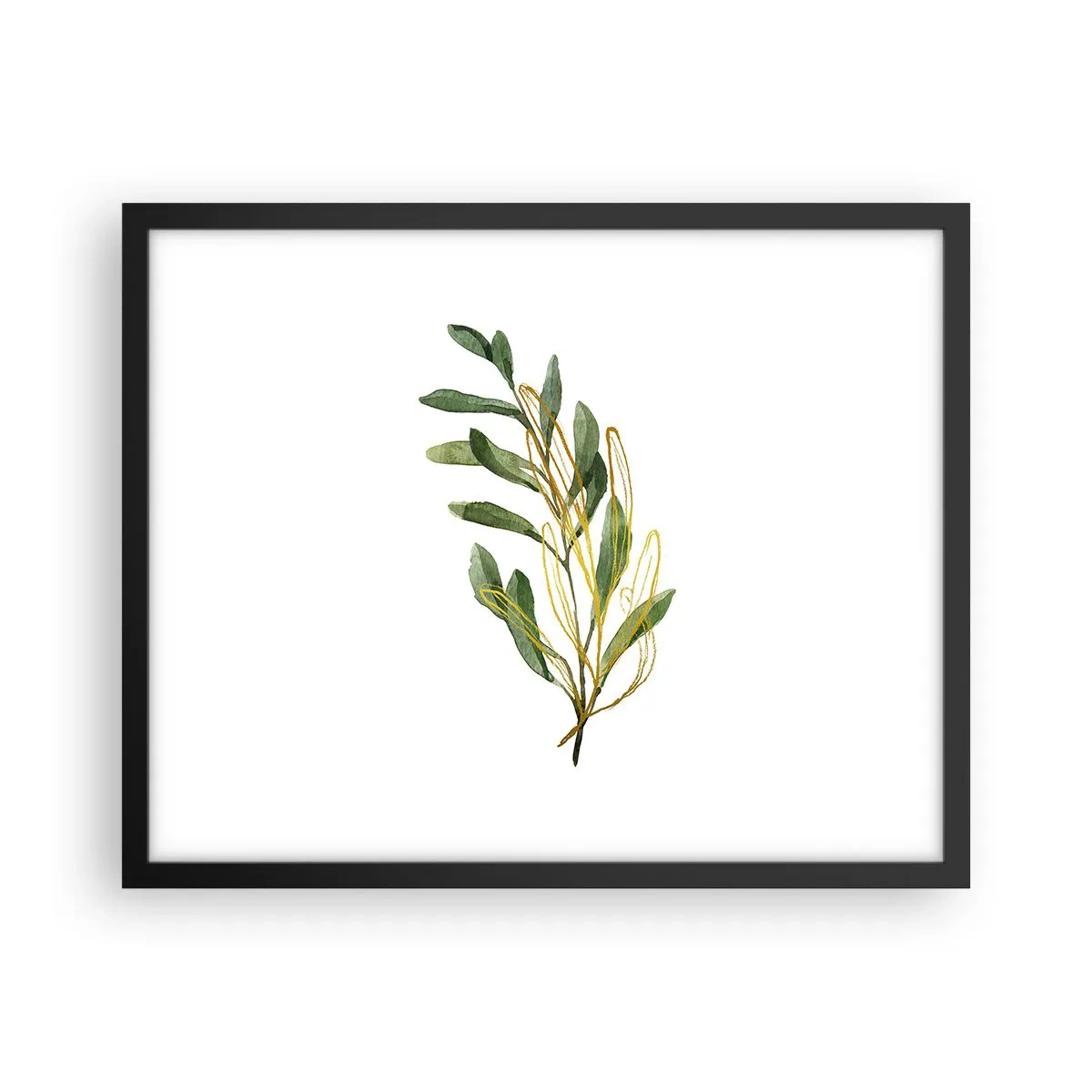 Plakat w czarnej ramie - Wszystko co dobre - 50x40 cm