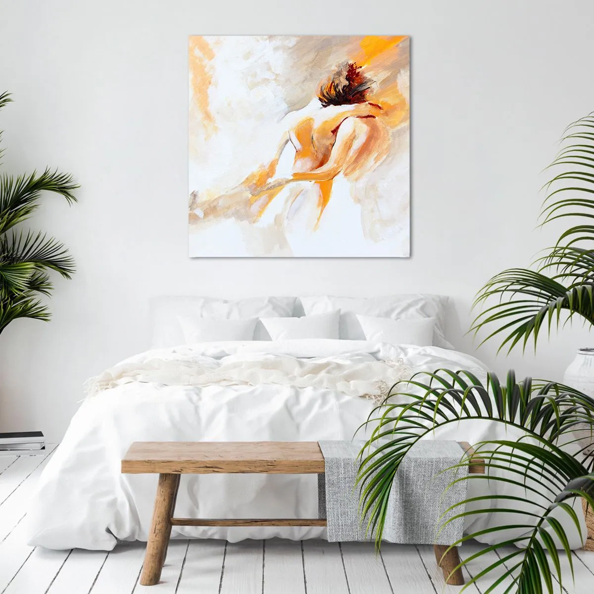 Obraz na płótnie - W niebie bliskości - 40x40 cm