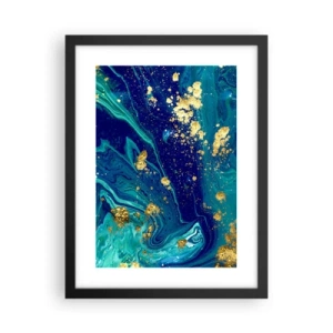 Plakat w czarnej ramie - Płatki słońca  - 30x40 cm