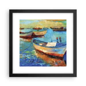 Plakat w czarnej ramie - W południowej zatoce - 30x30 cm