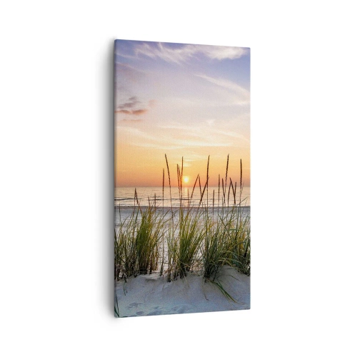 Obraz na płótnie - Popatrz, pomyśl, poczuj - 55x100 cm