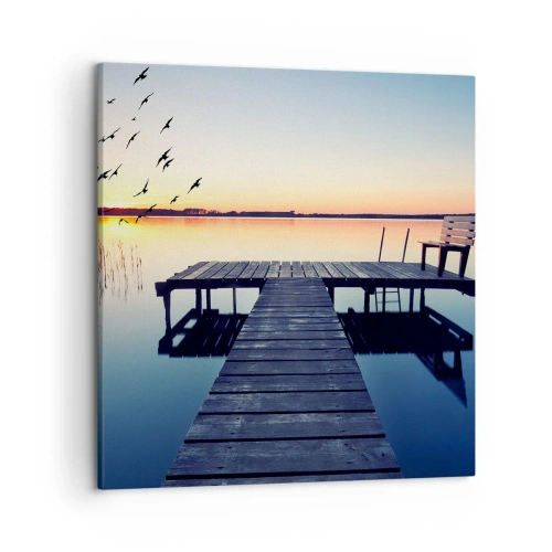 Obraz na płótnie - To był dobry dzień - 50x50 cm