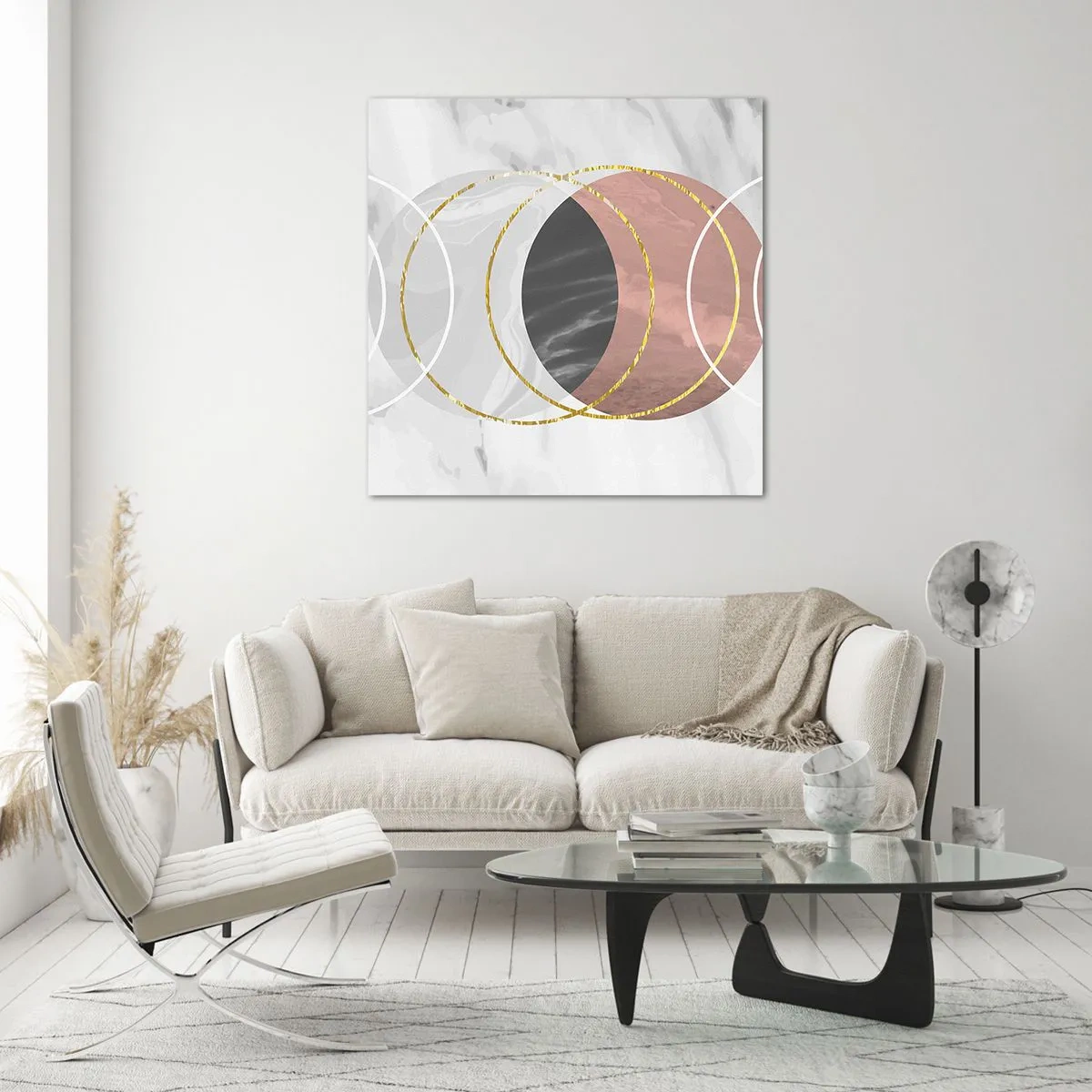 Obraz na szkle - Muzyka sfer - 50x50 cm