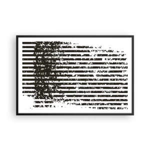 Plakat w czarnej ramie - Rytm i szum - 91x61 cm