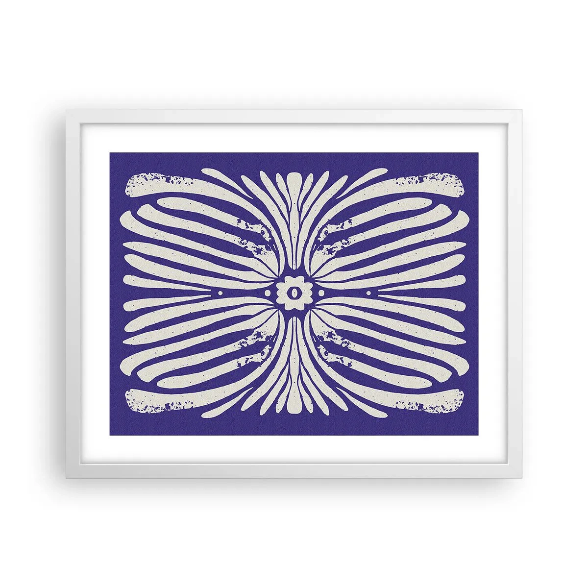 Plakat w białej ramie - Etniczne inspiracje - 50x40 cm