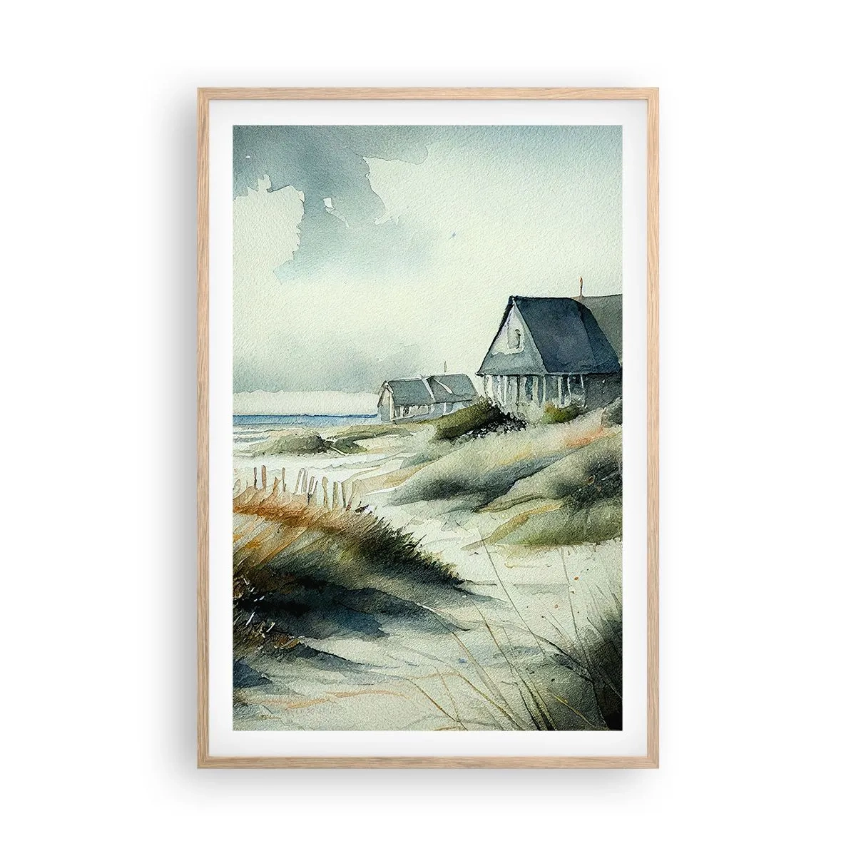 Plakat w ramie jasny dąb - Z dala od zgiełku - 61x91 cm